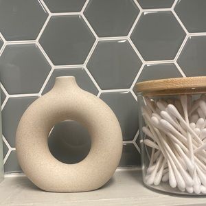 Miniature H&M donut vase